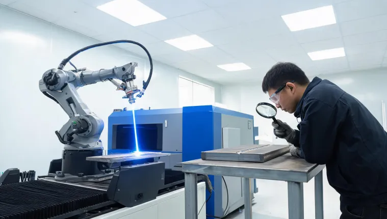 Laser welding article visual